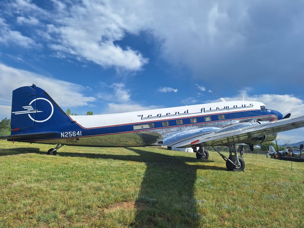 Legend airlines Airliner at day